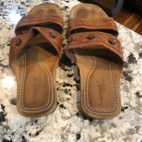 Timberland smart comfortable leather sandals slide - Picture 7 of 8